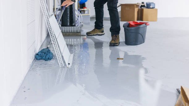 Polished concrete floor