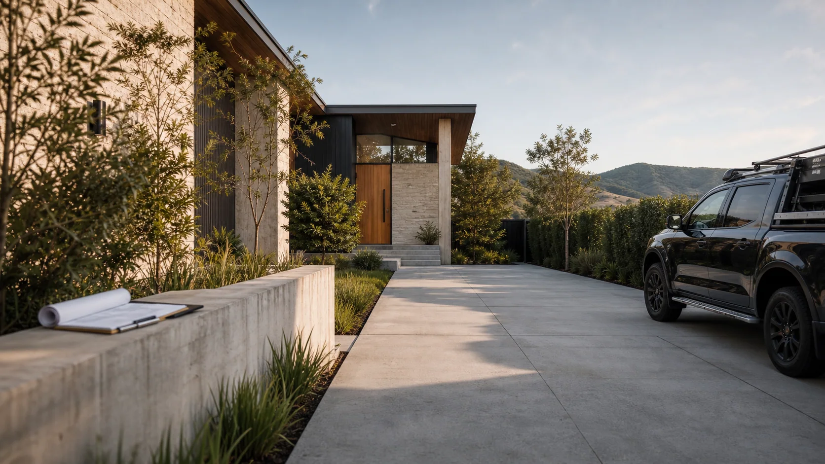 Concrete driveway installation Palmerston North