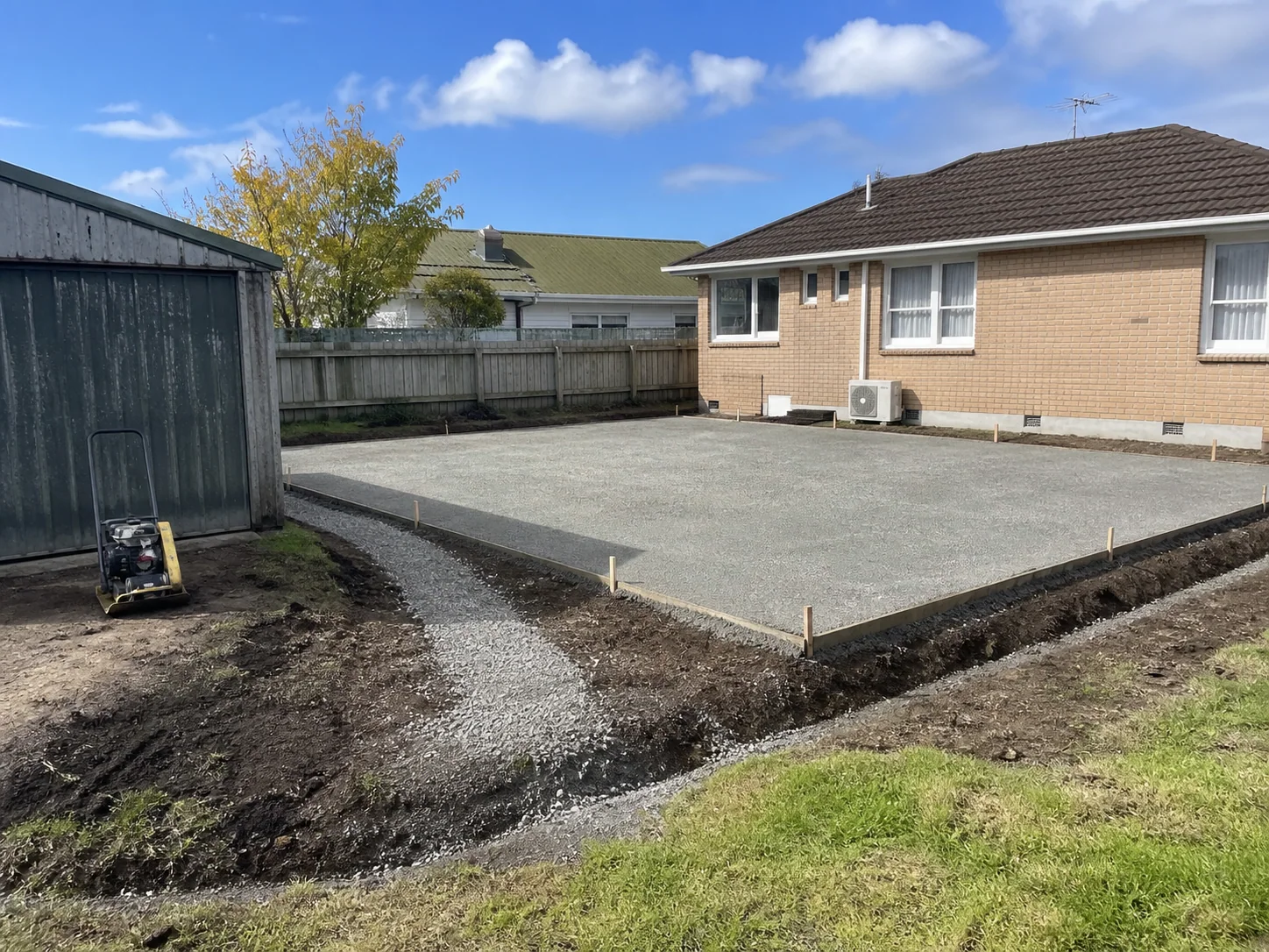 Site preparation Palmerston North