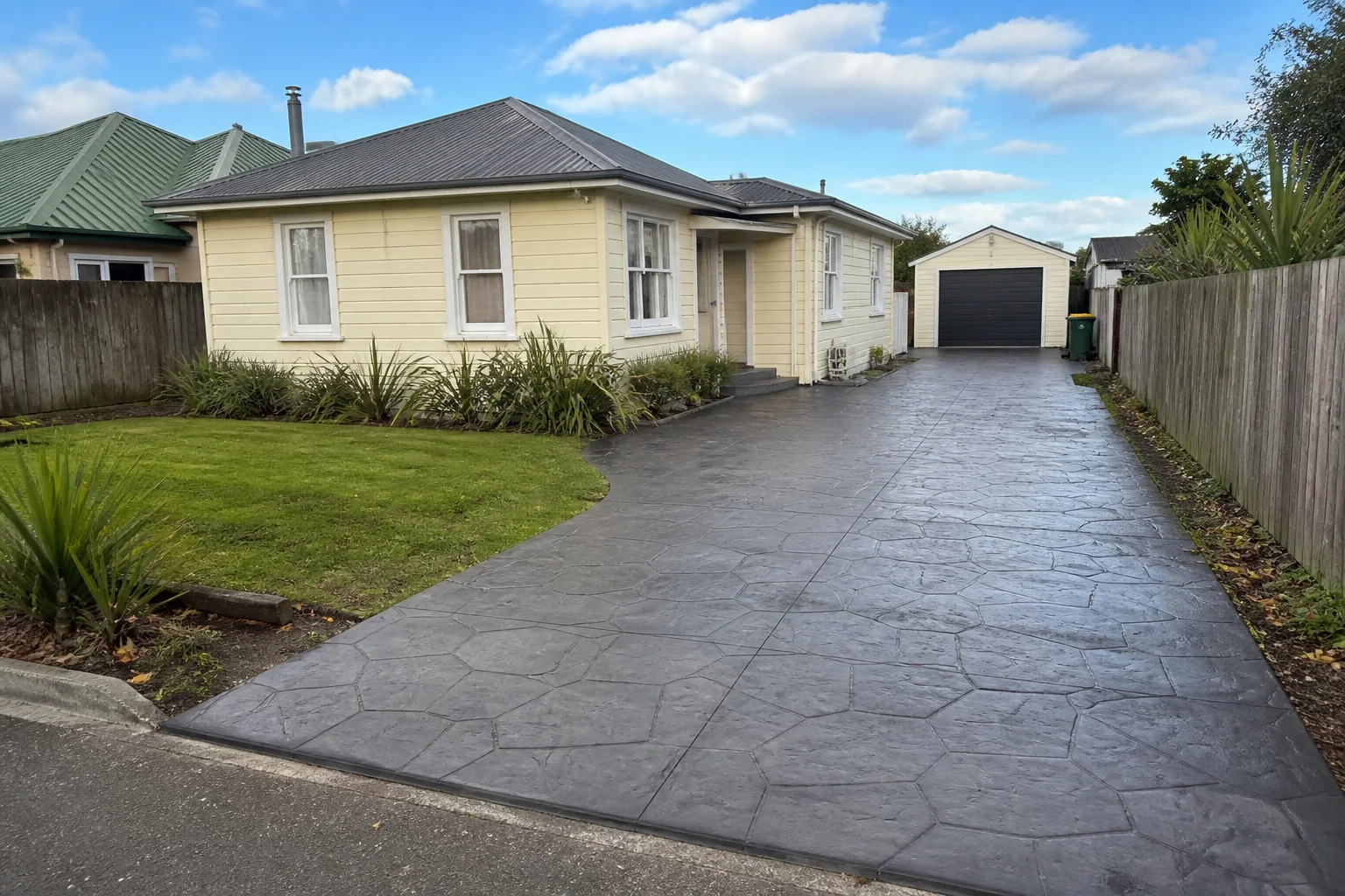 Stamped concrete driveways Palmerston North