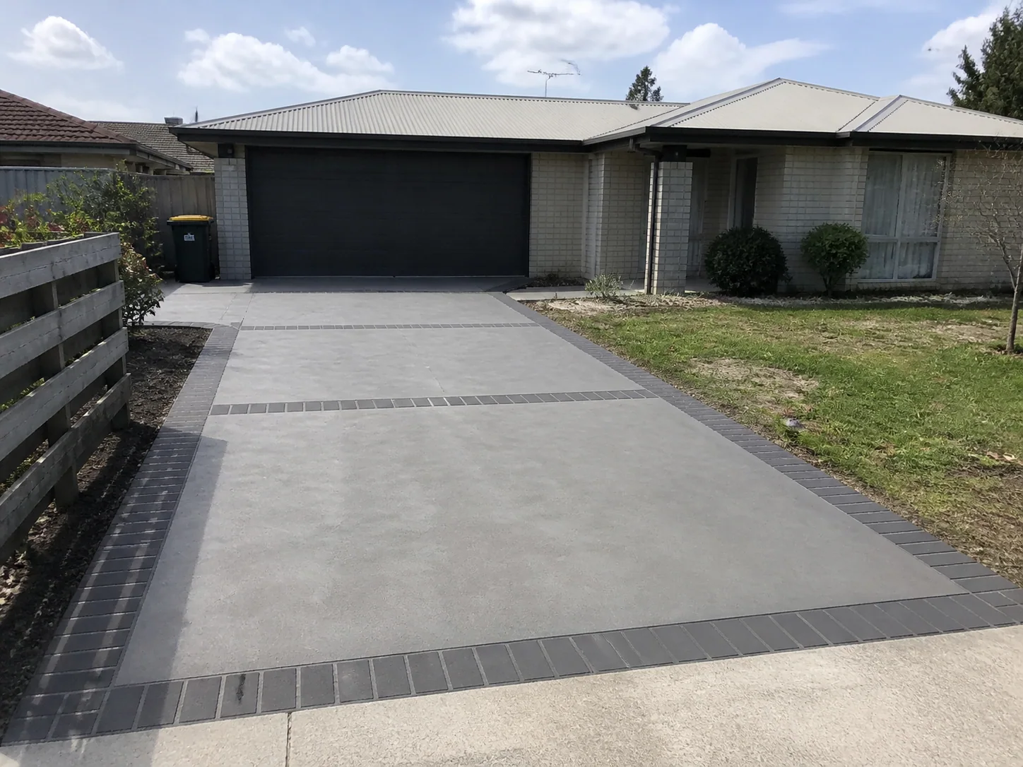 Stencil concrete driveways Palmerston North